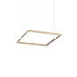 Ideal Lux Pendant Light ORACLE SLIM SP D050 SQUARE ON-OFF OT — manufacturer article 370415