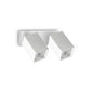Ideal Lux Wall Light DYNAMITE AP2 SQUARE — manufacturer article 371221