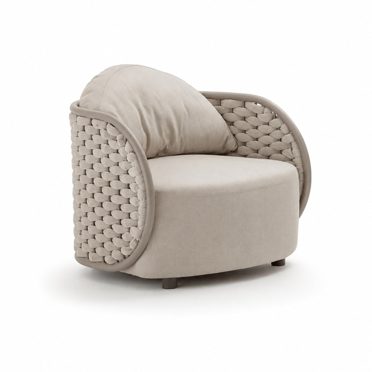 Idol&Furniture Lounge Armchair MOJO — Taupe — cropped source photograph
