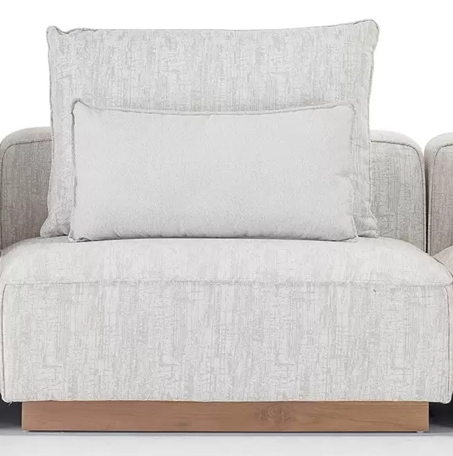 Idol&Furniture Sofa DON MIDDLE — Beige — cropped source photograph — front detail in modular arrangement