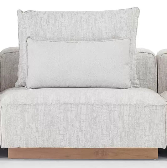 Idol&Furniture Sofa DON MIDDLE — Beige — cropped source photograph — front detail in modular arrangement