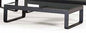 Idol&Furniture Coffee Table CAPRI — Anthracite — table detail crop with adjacent furniture