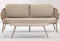Idol&Furniture Sofa ATOL — Taupe — sofa in setting; coffee table not included
