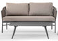 Idol&Furniture Sofa MONACO — Anthracite — sofa in setting; coffee table not included