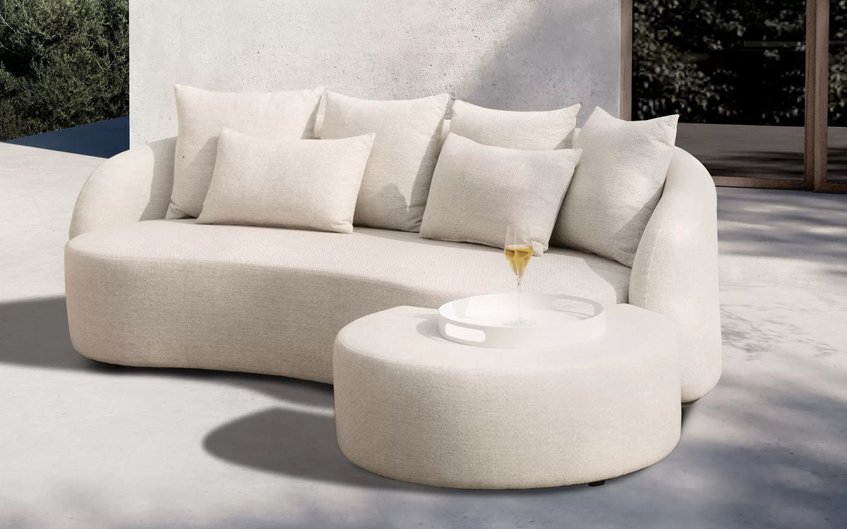 Idol&Furniture Sofa COSY 3-SEATER — Canapa Axroma — sofa in setting; ottoman and tray not included