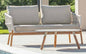 Idol&Furniture Sofa ALICANTE — Sand — sofa in setting; coffee table not included