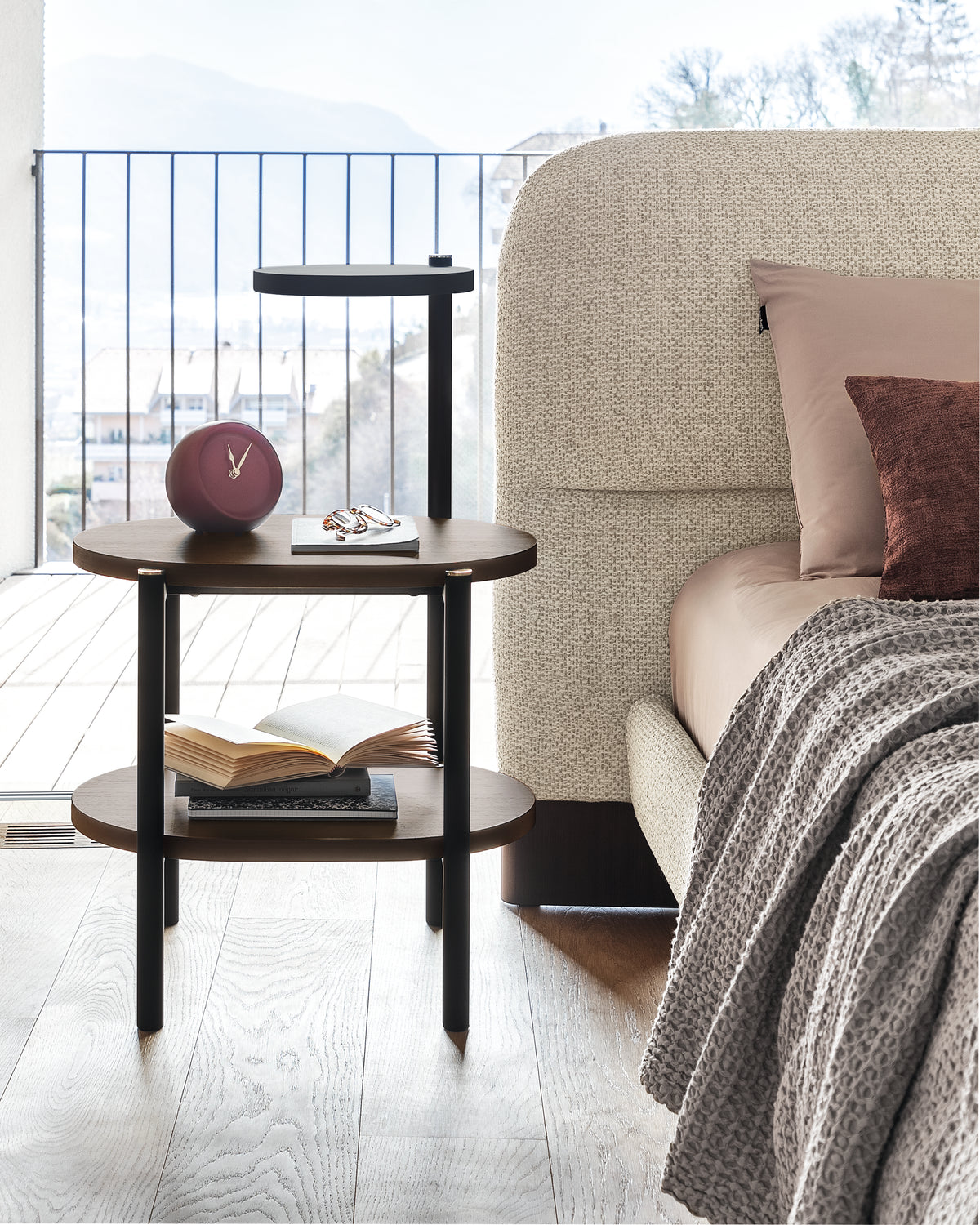 Calligaris Bed Kilian Round