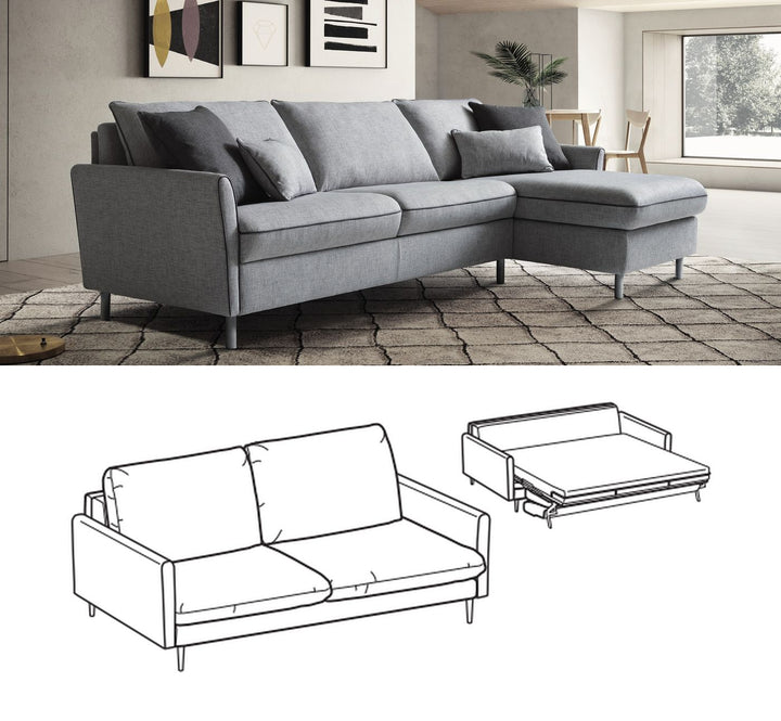 LeComfort Sofa Bed BALI – Kama / 3-seater Maxi (BL12D3T0M)