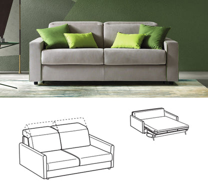 LeComfort Sofa Bed BARBADOS – Round / 2-seater (BA01D2T00)