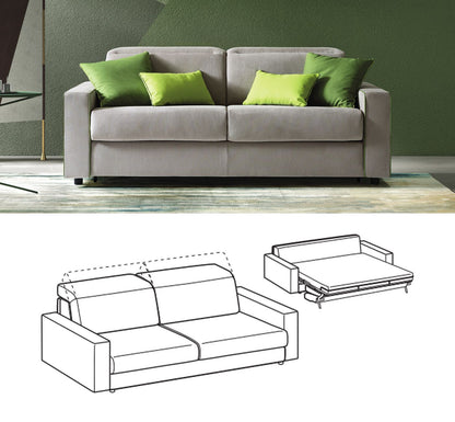 LeComfort Sofa Bed BARBADOS – Strong / 3-seater Maxi (BA02D3T0M)
