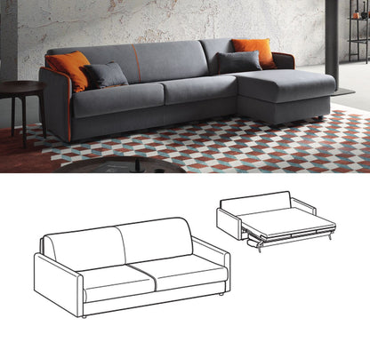 LeComfort Sofa Bed MADEIRA – Glamour / 3-seater Maxi (MR08D3T0M)