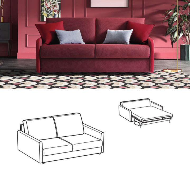 LeComfort Sofa Bed SANTORINI – Round / 2-seater (SA01D2T00)