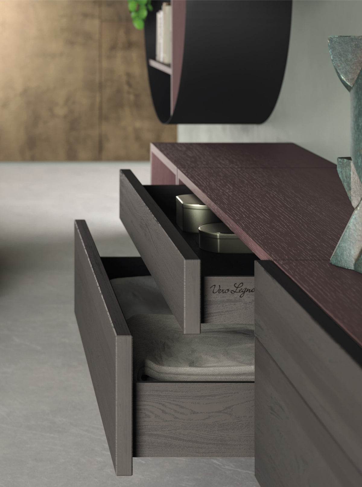 Devina Nais Wall Bookcase Icon's 360 — manufacturer example configuration and finish — additional view