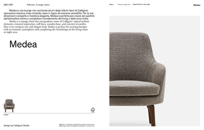 Calligaris Lounge Chair Medea