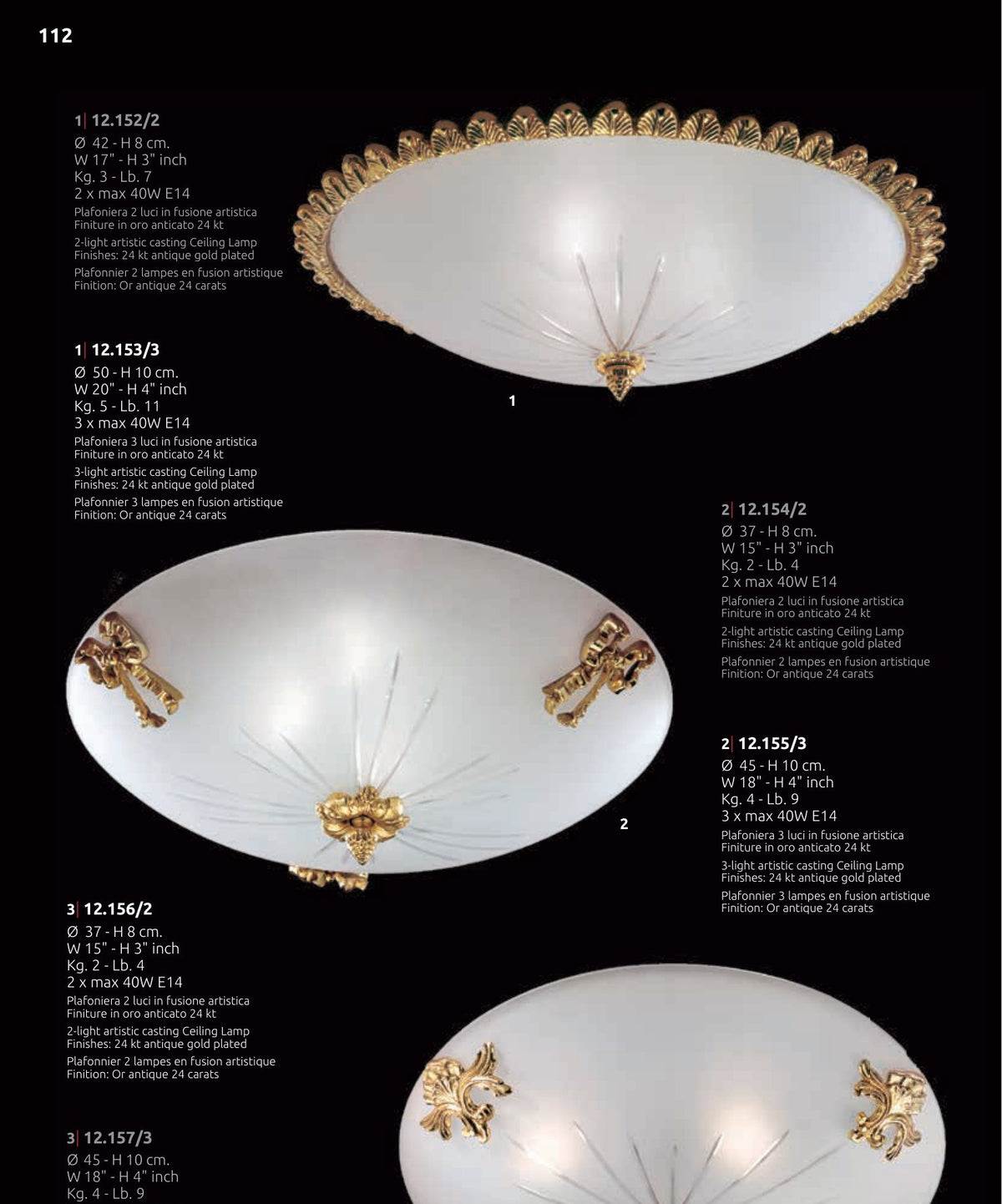 Gallery 1 · Ceiling Light 12.153