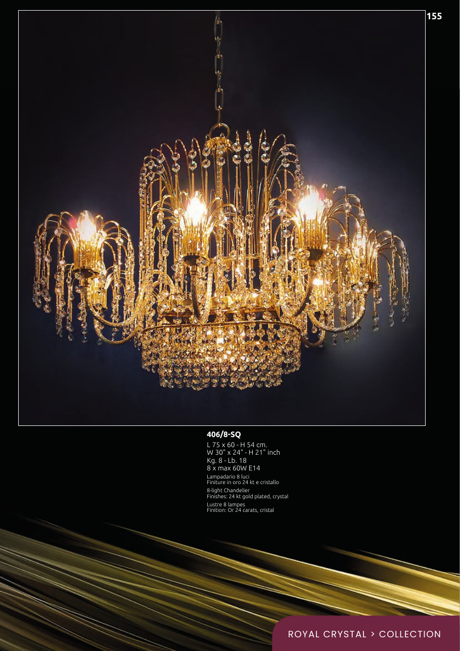 Arredoluce catalog — arredoluce-chandelier-406-sq