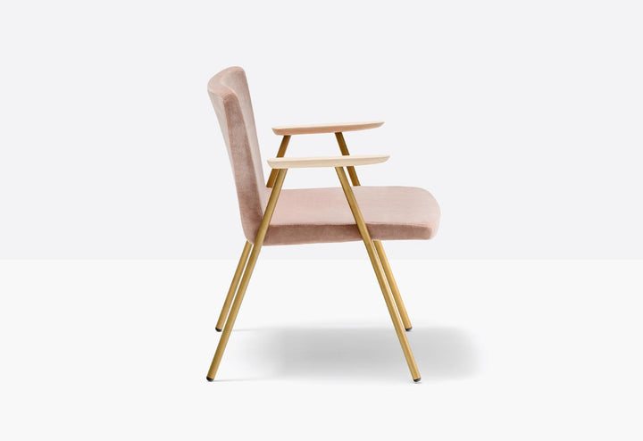 Pedrali Lounge Armchair OSAKA METAL 5729