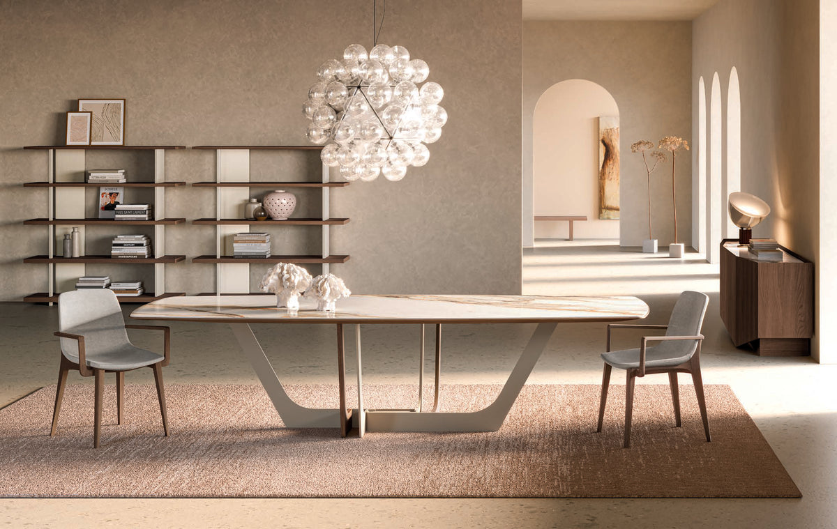 Devina Nais Table Base Line Glass Base — image 1