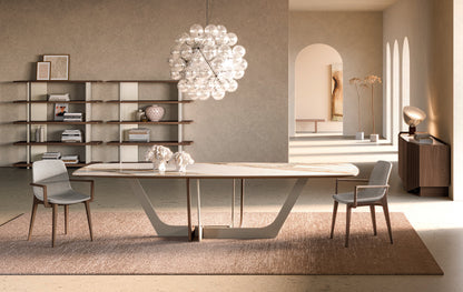 Devina Nais Table Base Line Glass Base — image 1