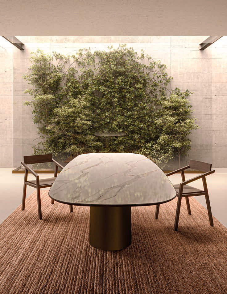 Devina Nais Table Base Pillar Mix Base — image 1