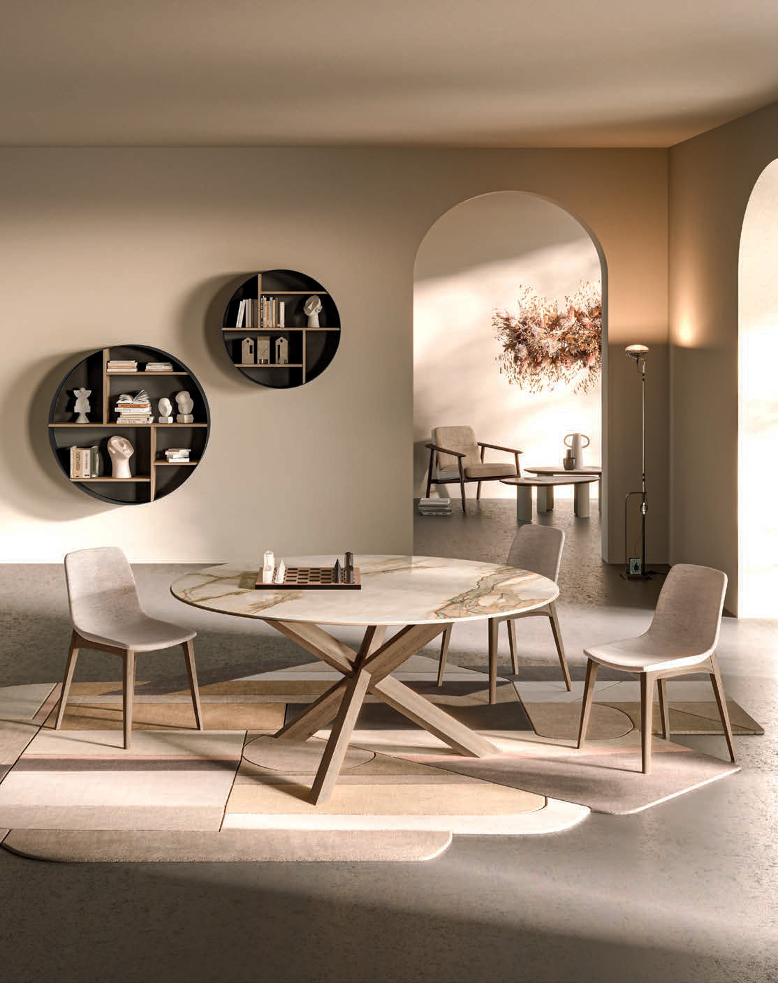Devina Nais Table Base Pillar 3 Base — image 1
