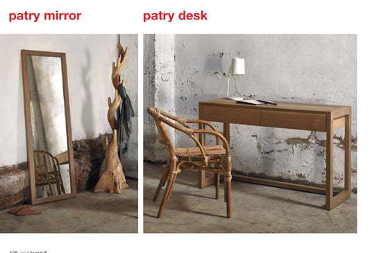 Patry Desk - Cool Wood