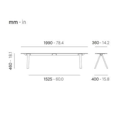 Pedrali Bench ARKI-BENCH ARKB