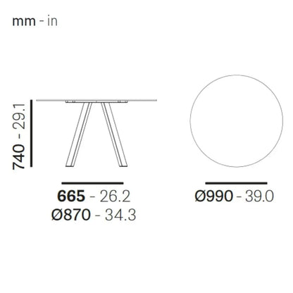 Pedrali Table ARKI-TABLE Compact