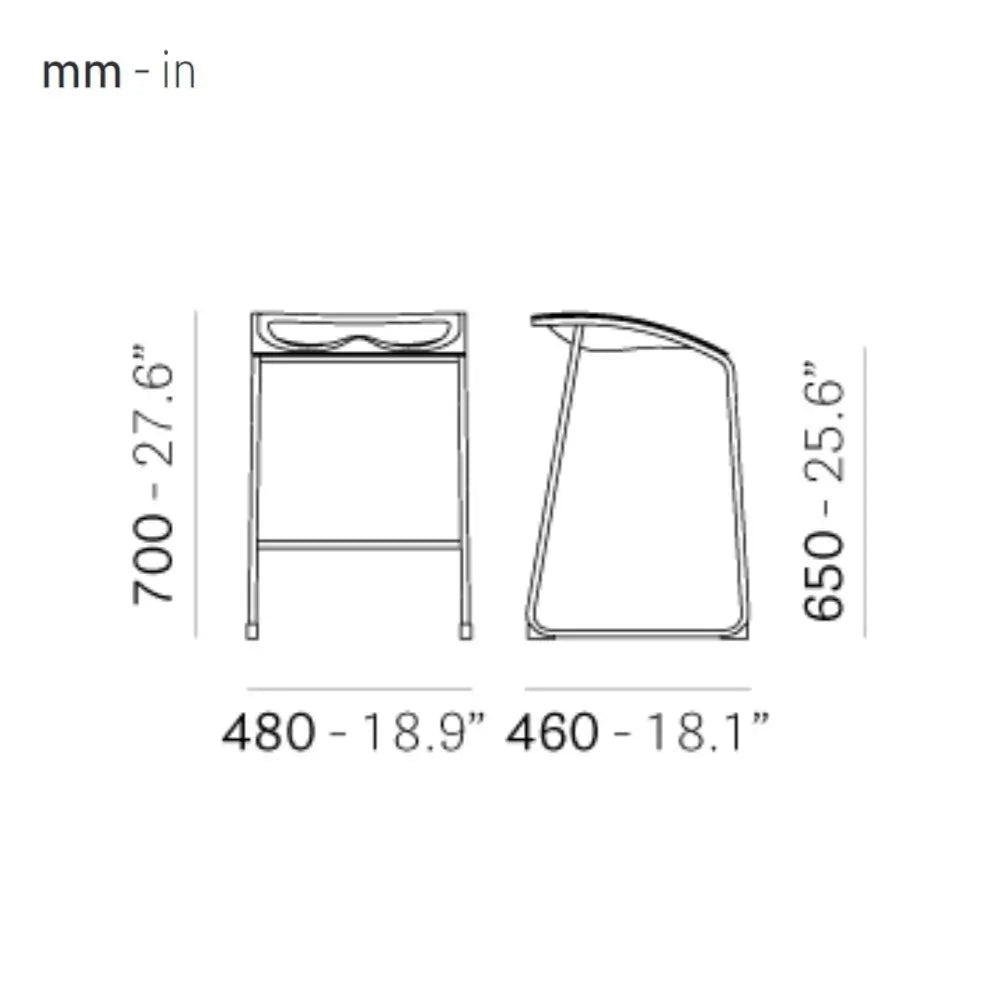 Pedrali Bar stool AROD 500