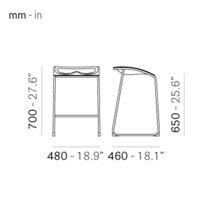 Pedrali Bar stool AROD 510