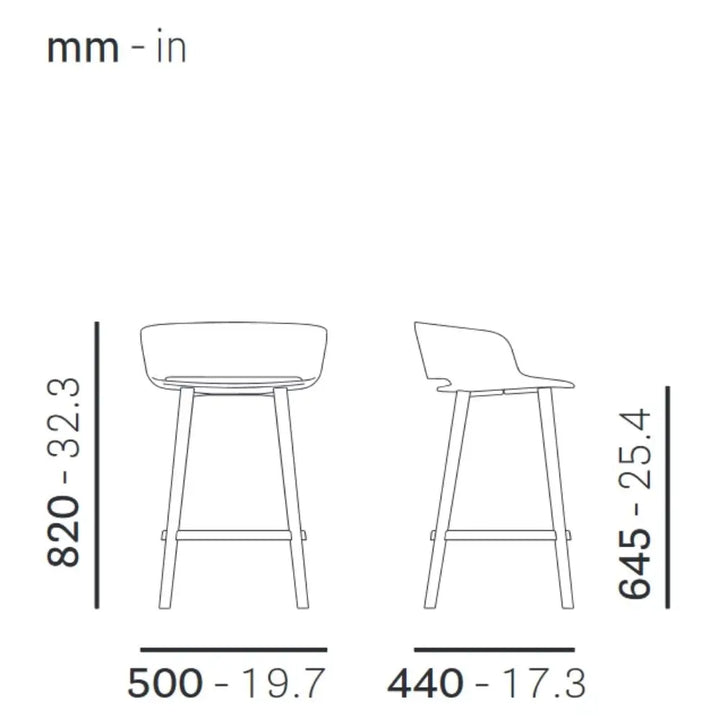 Pedrali Bar stool BABILA 2757