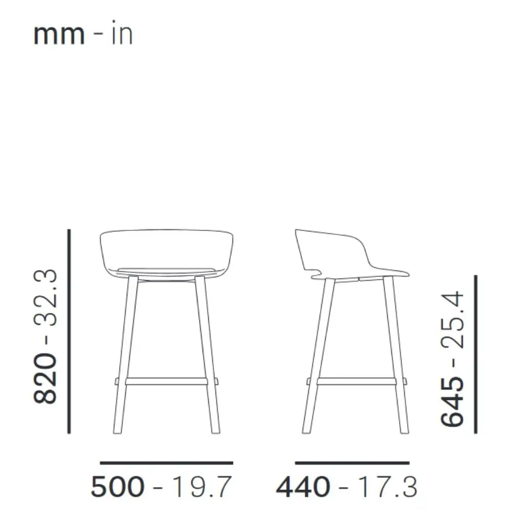 Pedrali Bar stool BABILA 2757