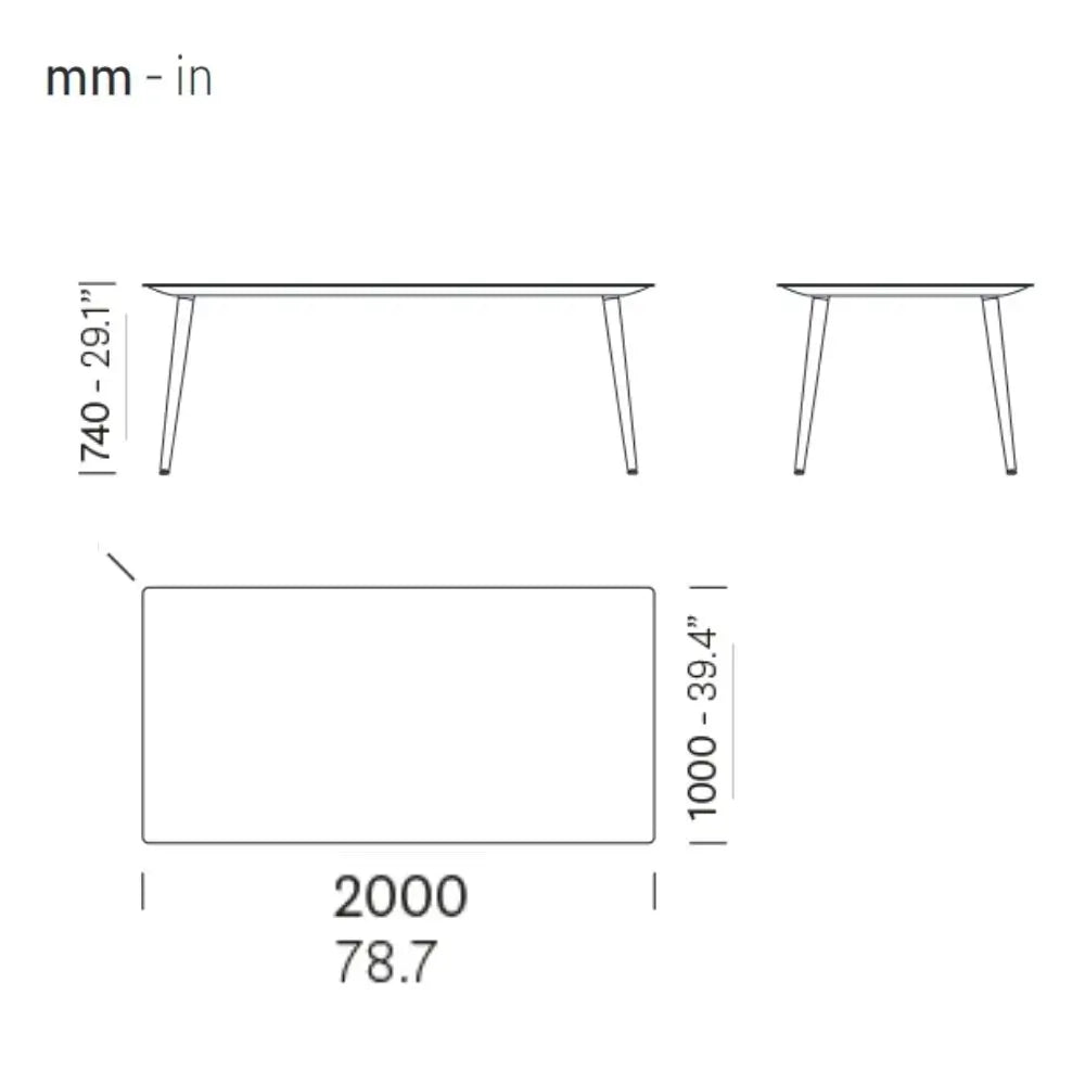 Pedrali Table BABILA Outdoor Square & Round