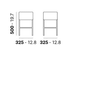 Pedrali Bar stool CUBE 1403 — product view 3