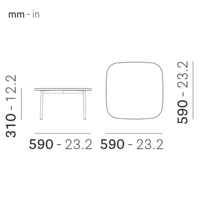 Pedrali Coffee Table BUDDY