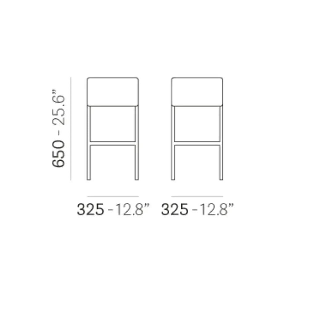 Pedrali Bar stool CUBE 1402