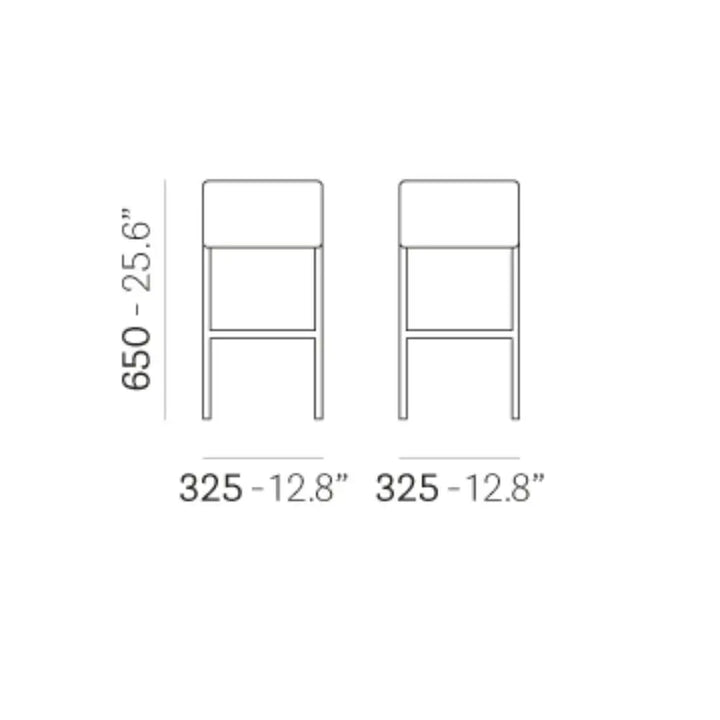 Pedrali Bar stool CUBE 1402