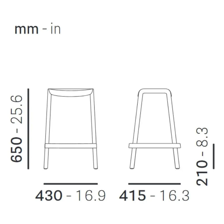 Pedrali Bar stool DOME 263
