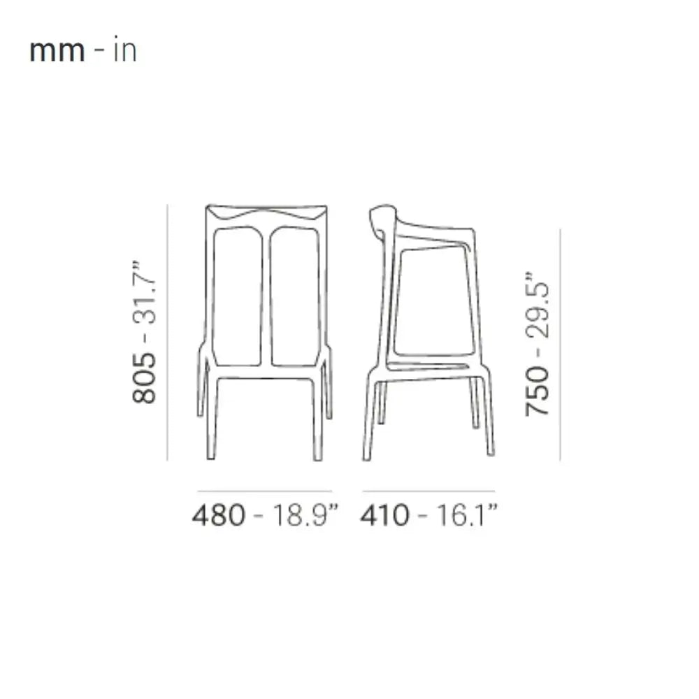 Pedrali Outdoor stool HAPPY 491