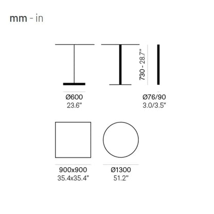 Pedrali Table INOX