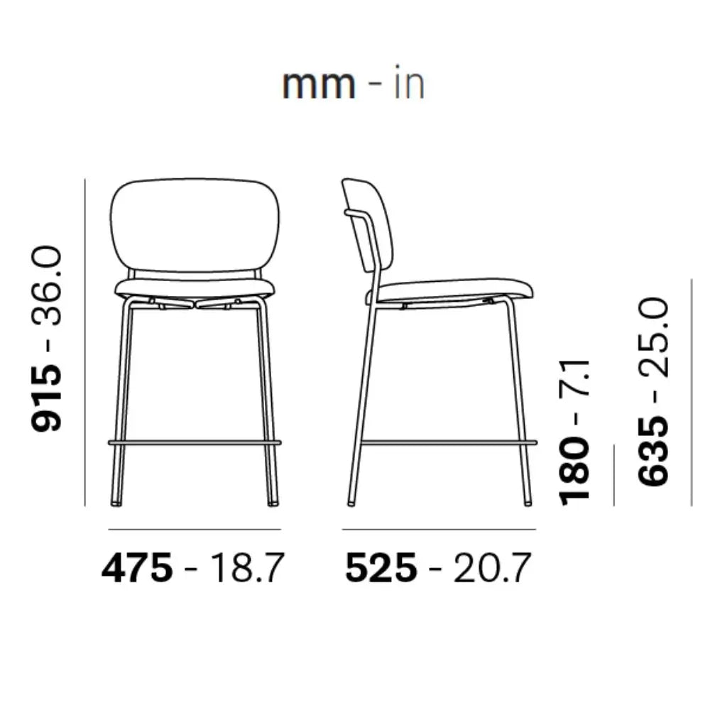 Pedrali Bar stool JAZZ 3717