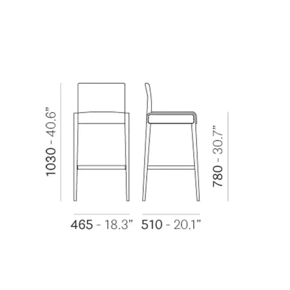 Pedrali Bar stool JIL 526
