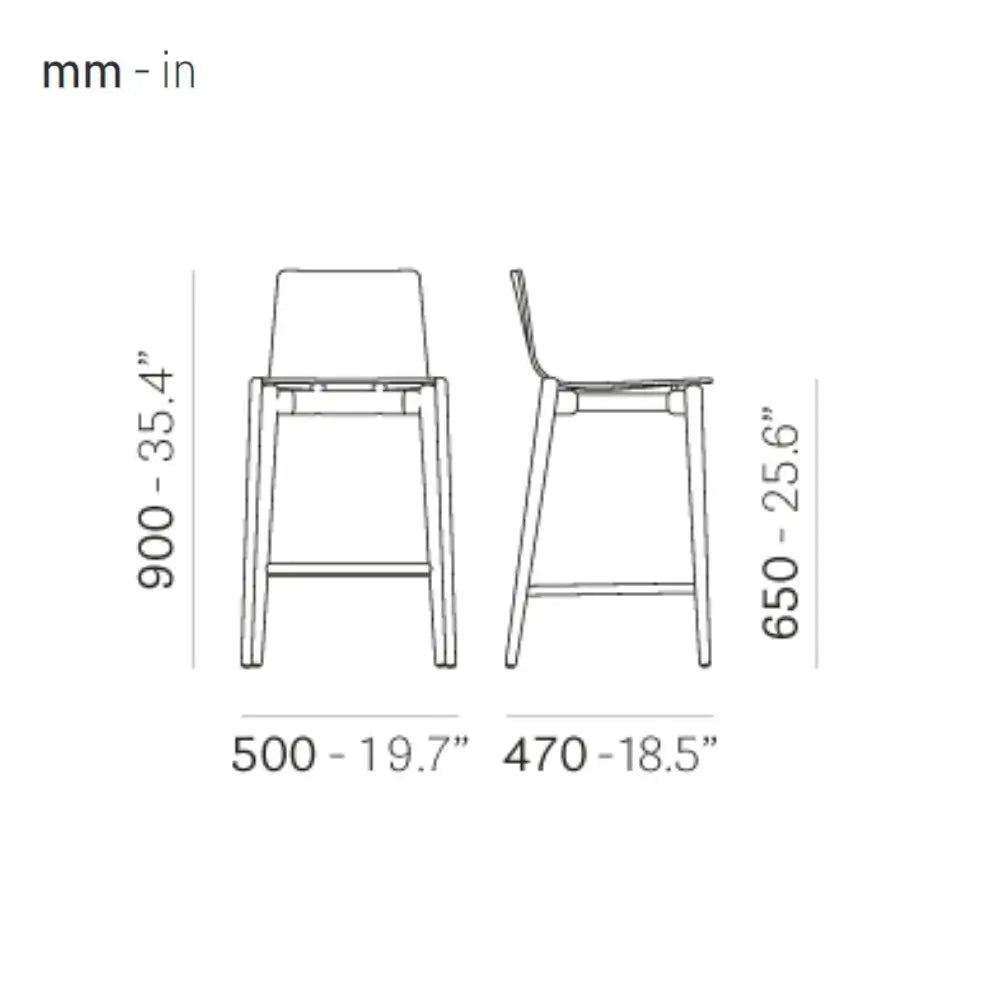 Pedrali Bar stool MALMÖ 236