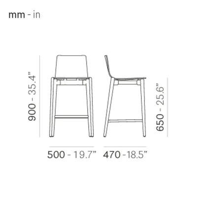 Pedrali Bar stool MALMÖ 236