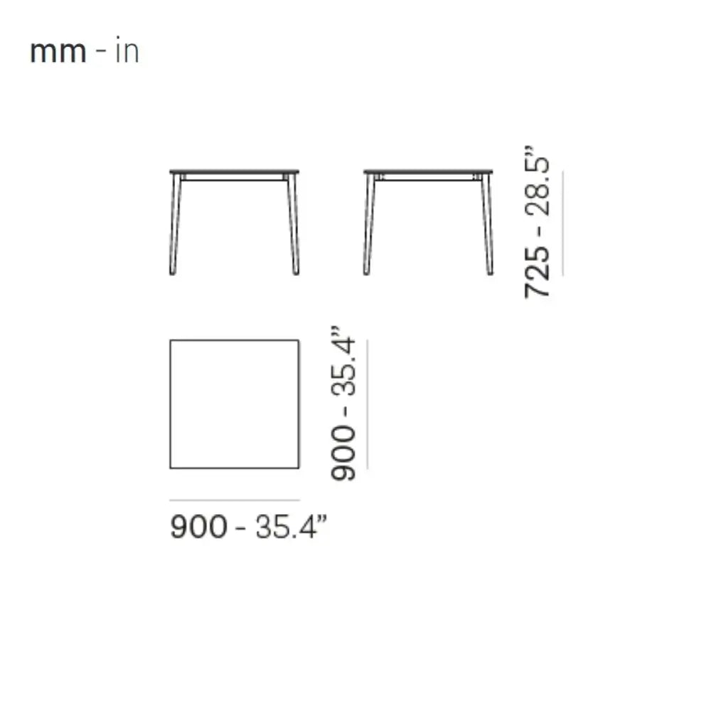 Pedrali Table MALMÖ