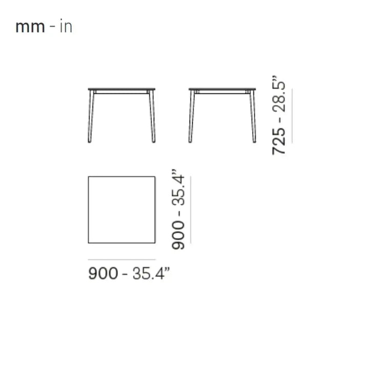 Pedrali Table MALMÖ