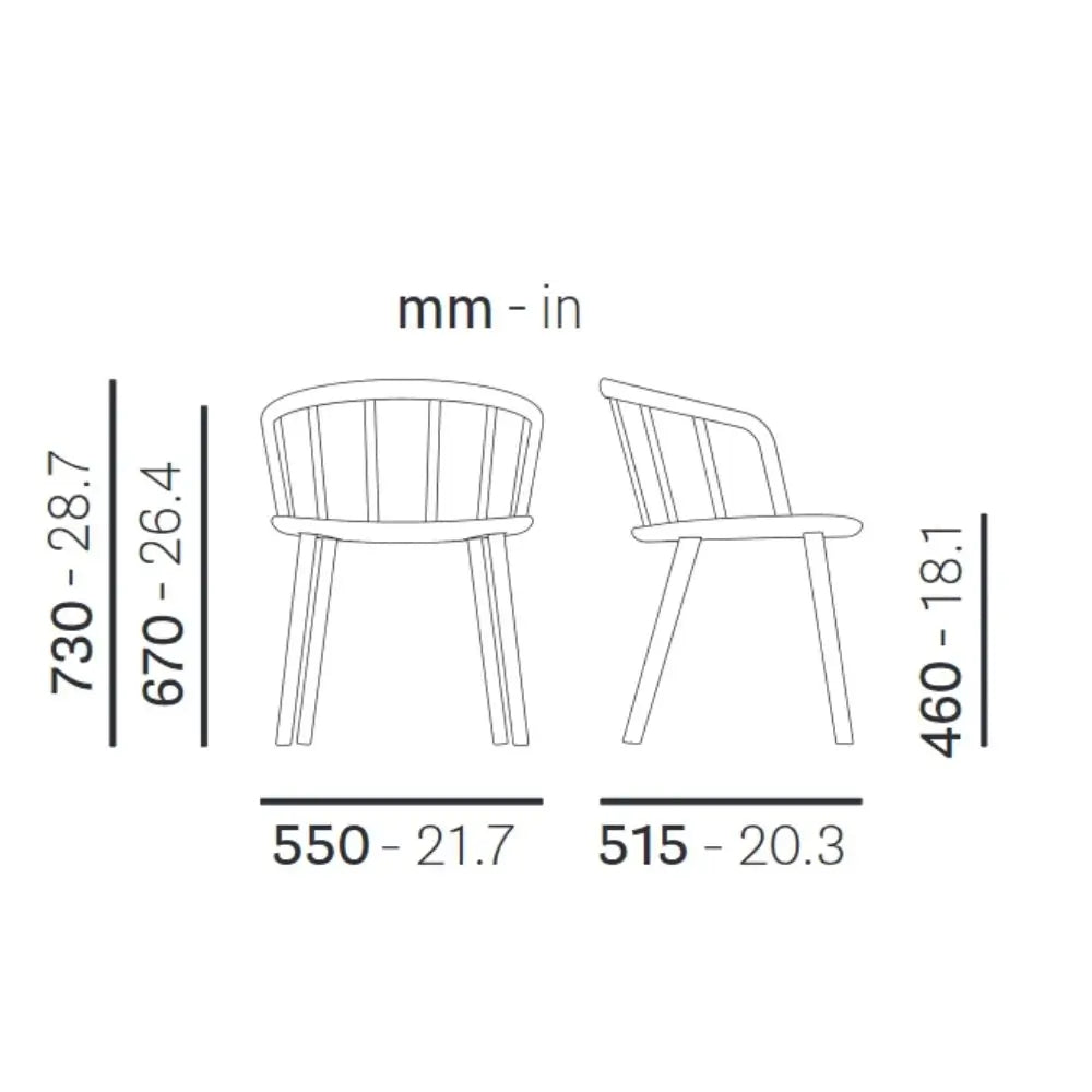 Pedrali Armchair NYM 2835R