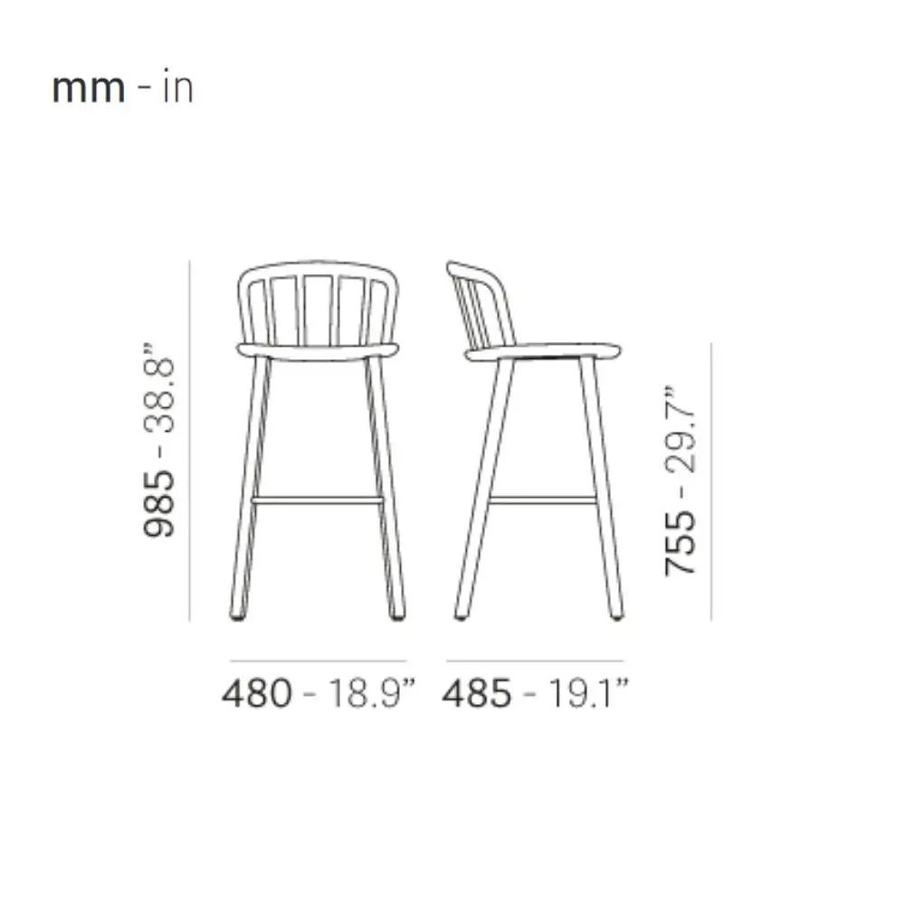 Pedrali Bar Stool NYM 2839/A