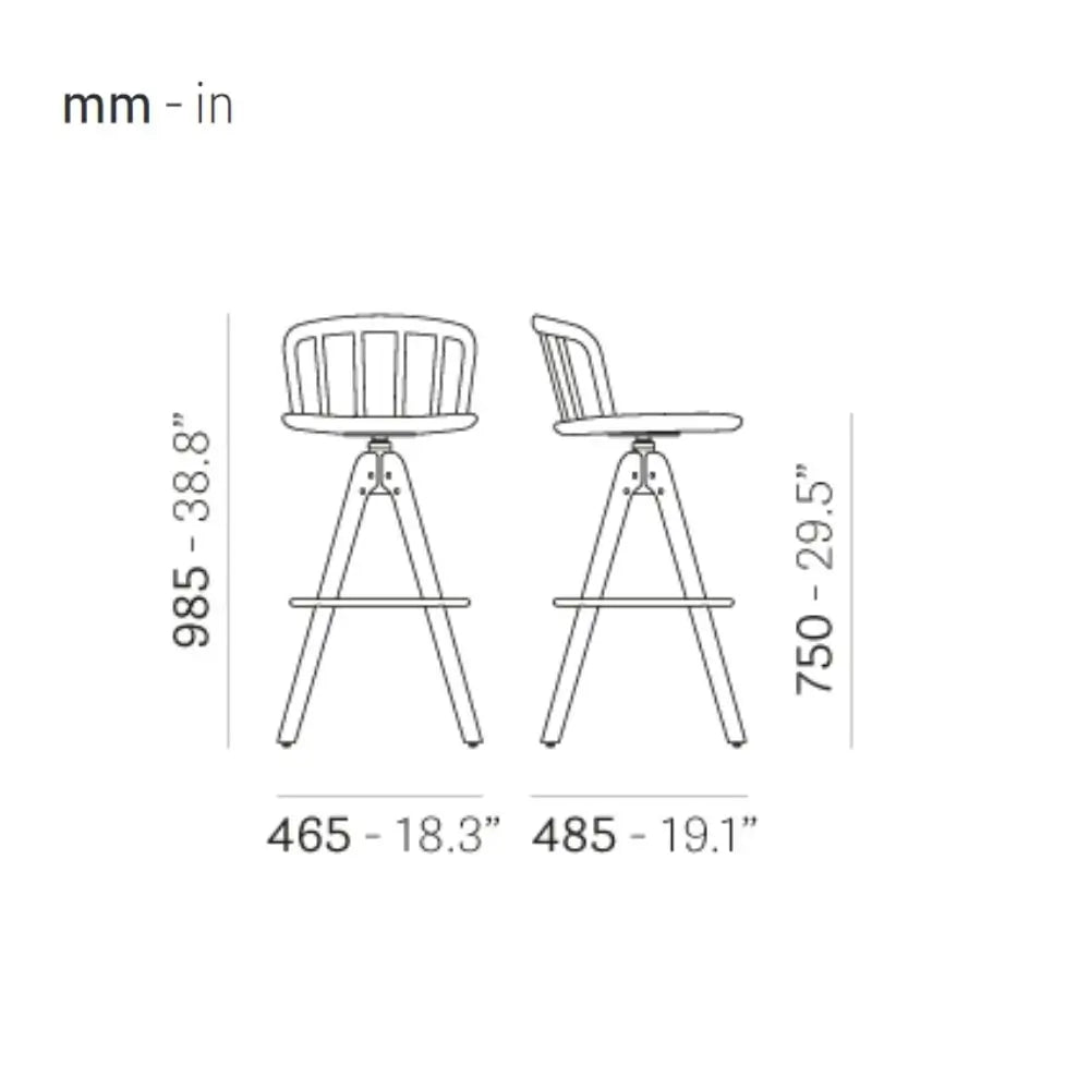 Pedrali Bar Stool NYM 2849/A