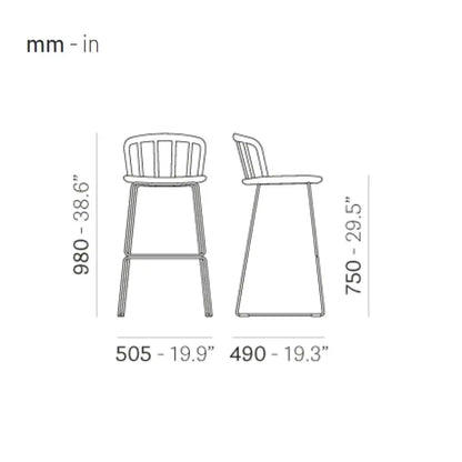 Pedrali Bar Stool NYM 2859
